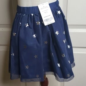 NWT CARTER'S TULLY STAR SKIRT SIZE 4T